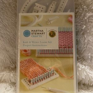 Knit and weave loom kit